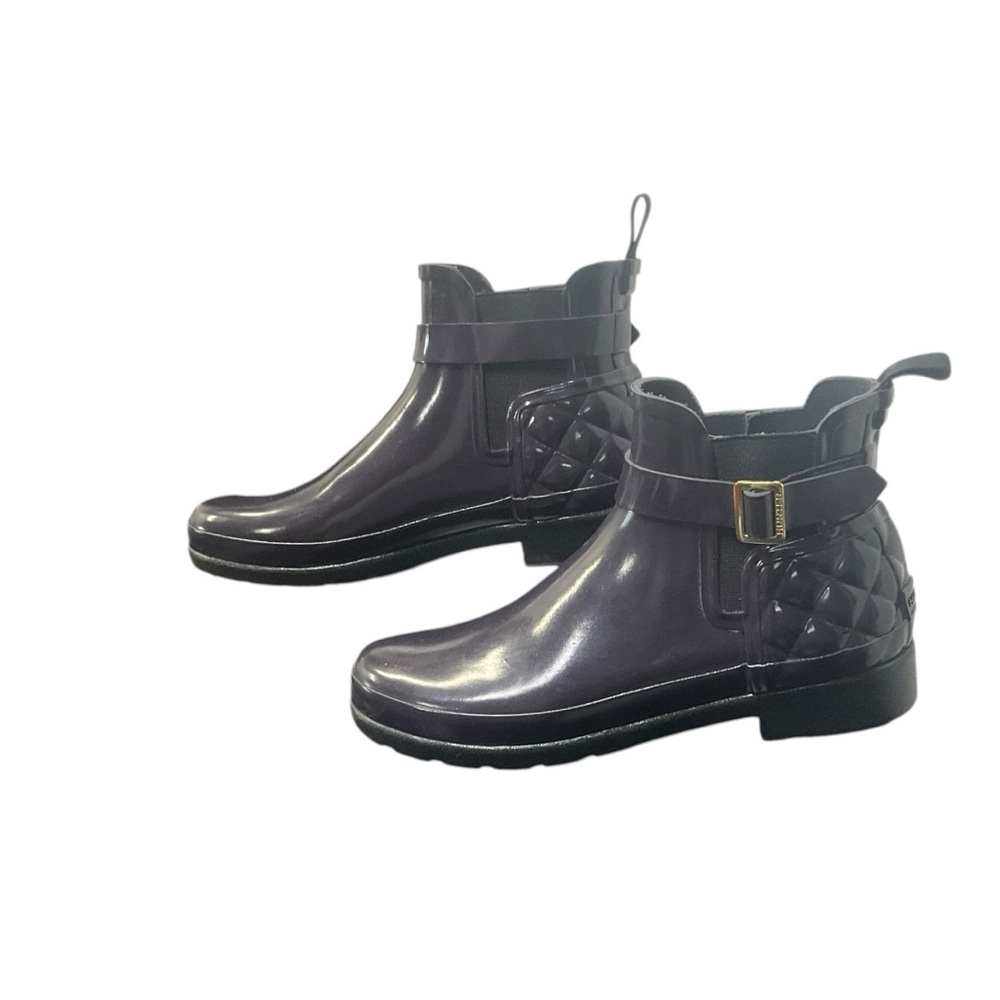 ☔️ Hunter Women’s Quilted Gloss Rain Boots | Size 8 US / 39 EU |